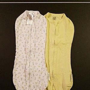 NEW Set of Newborn Sleeveless Swaddle Pod